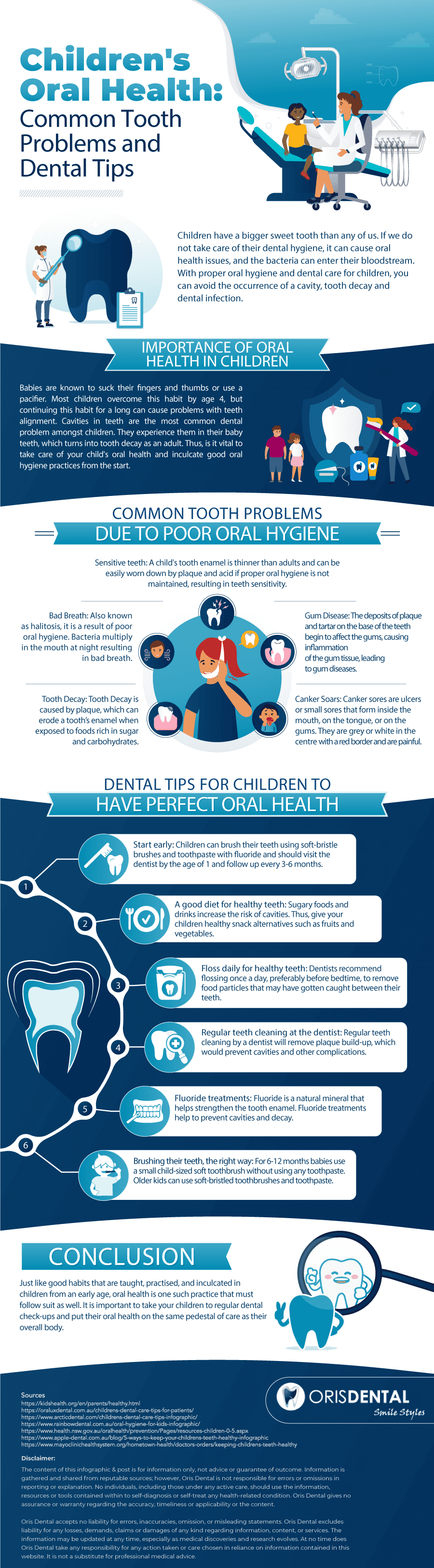 Children's Oral Health: Common Tooth Problems and Dental Tips [Infographic]